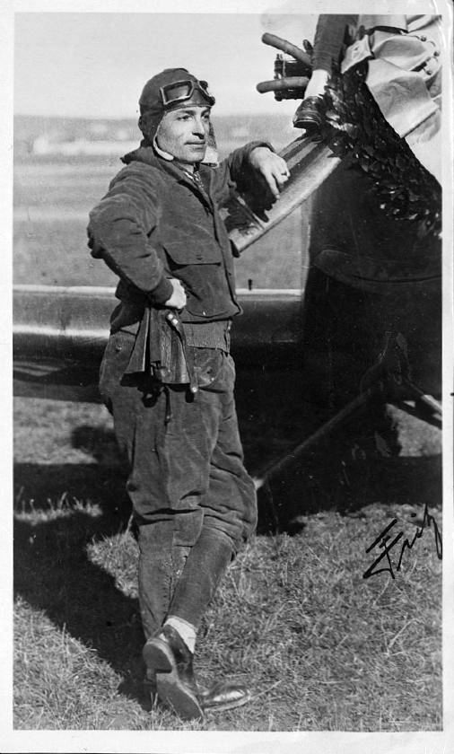 Fritz Schindler mit seiner Klemm L25 1930 (HdG)