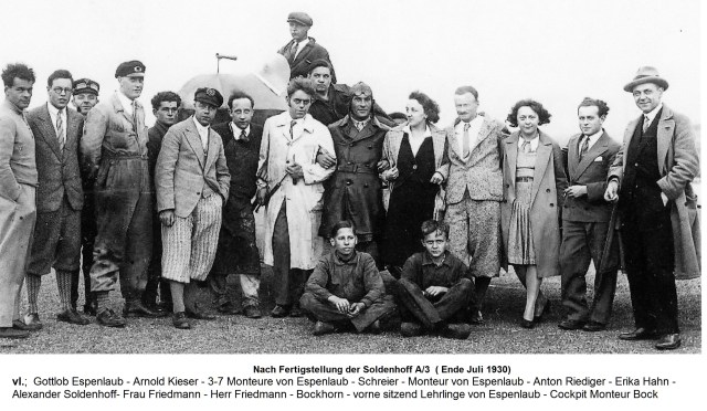 Soldenhoff Düsseldorf 1930-07 mit Personen