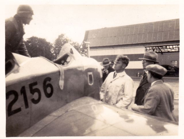 Soldenhoff Flugplatz Böblingen l. Riediger Espenlaub Langguth