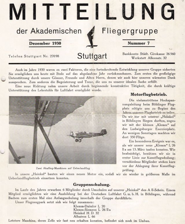1930-12 Flugbetrieb Böblingen