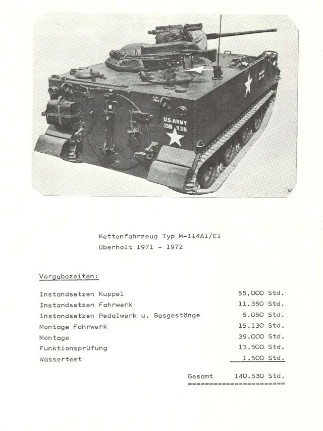 Kettenfahrzeug M114A1 E1