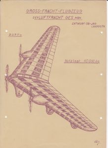 Langguth Gross-Fracht-Flugzeug Nutzlast 10.000 kg