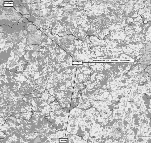 Erlebter Krieg_Flugroute